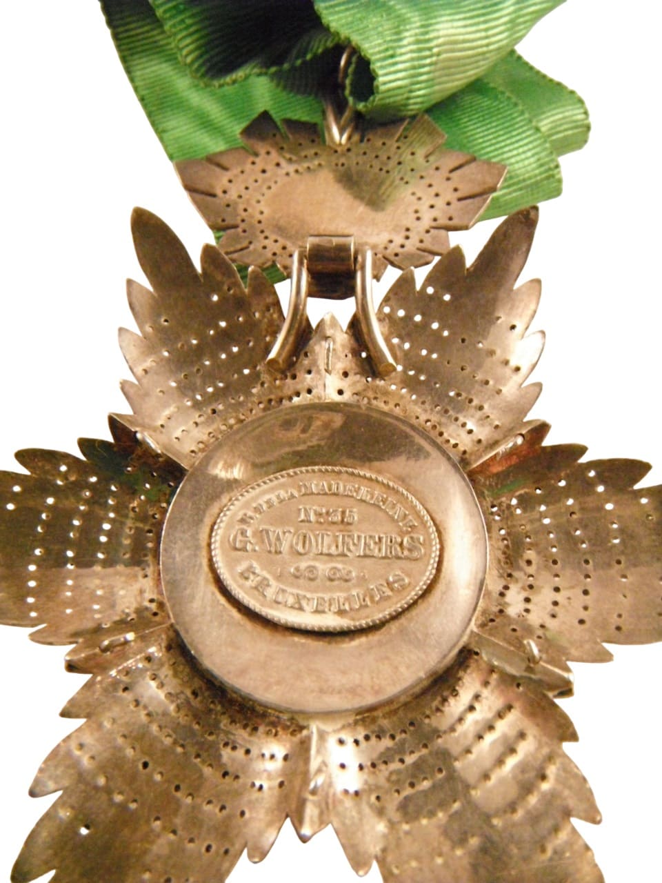 Ordre du Lion  et du Soleil croix de Commandeur par Wolfers.jpg