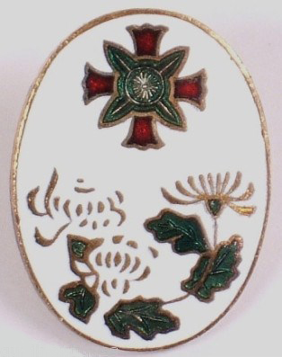 Oval White Enamelled Badge of Disabled Veterans Association.JPG