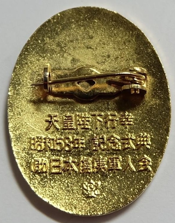 Oval White Enamelled Badge of Disabled Veterans Association..jpg