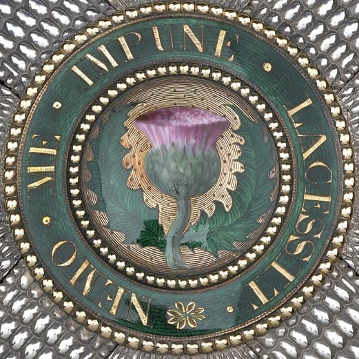 Oversized Silver Breast Star of the Order of Thistle  Medallion.jpg