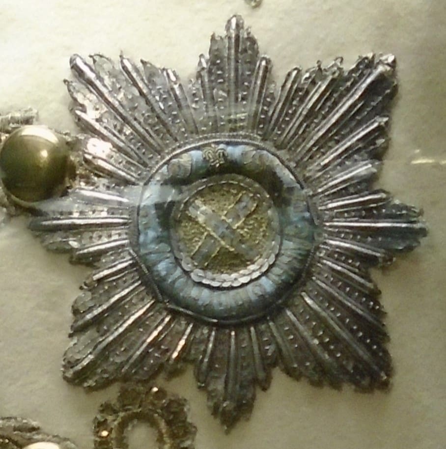 Peter III of Russia Order of Saint Andrew Embroidered Breast Star.jpg