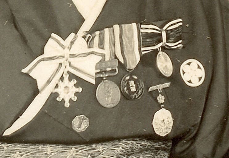 Photo with Greater  Japan Women's Patriotic Association Badges.jpeg