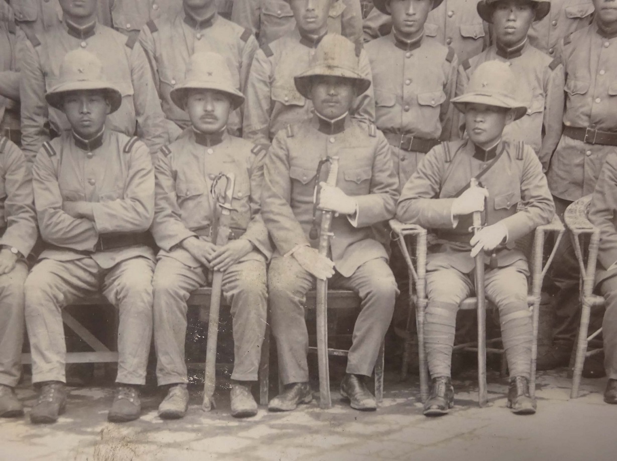 Photo  with Japanese Army Sun Helmet.jpg