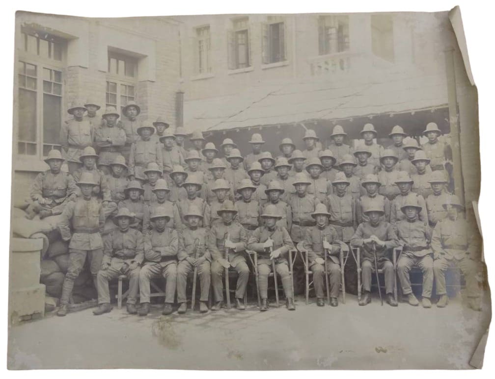 Photo  with Japanese  Army Sun Helmet.jpg