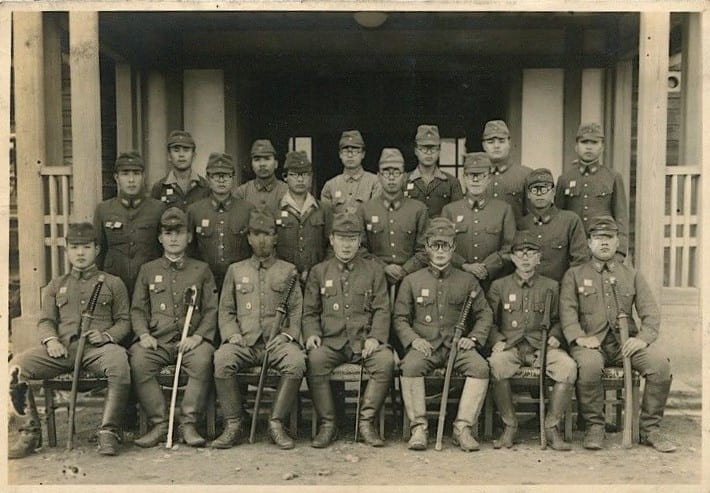 Photo with  Japanese Commanding Officer's  Badge.jpeg