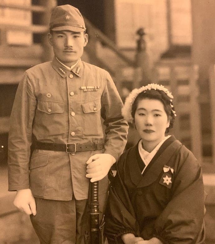 Photo with National  Ceremonial Bows.jpg