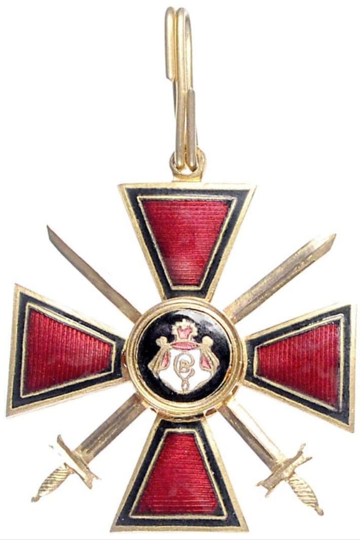 Поддельный орден Святого  Владимира 4-й степени в бронзе.jpg