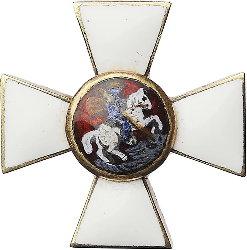 Поддельный знак ордена Св. Георгия для ношения на наградном георгиевском оружии.jpg