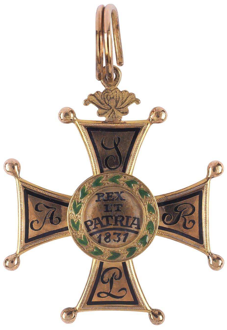 Поддельный   знак ордена Военных заслуг (Virtuti Militari) 3-й степени.jpg