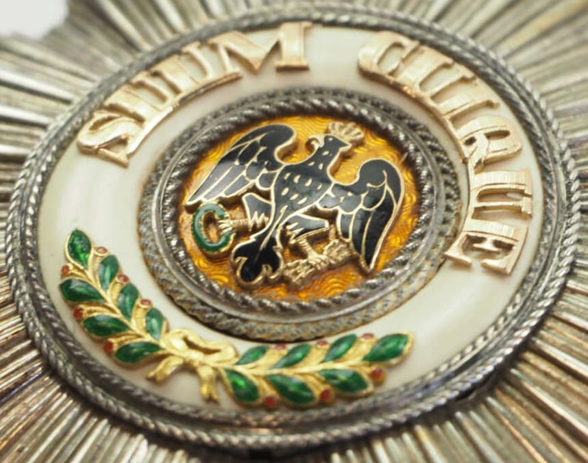 Privately-comissioned Black  Eagle Order breast star.jpg