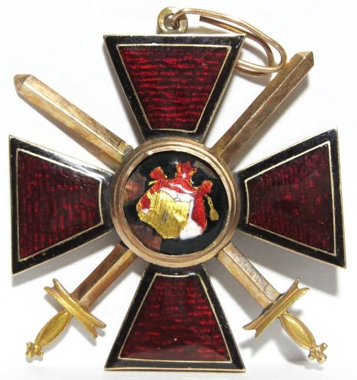 Privately commissioned 4th class Saint Vladimir cross.jpg