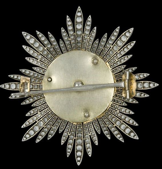 Privately  Commissioned Breast Star of Saint Alexander Nevsky with Diamonds.jpg