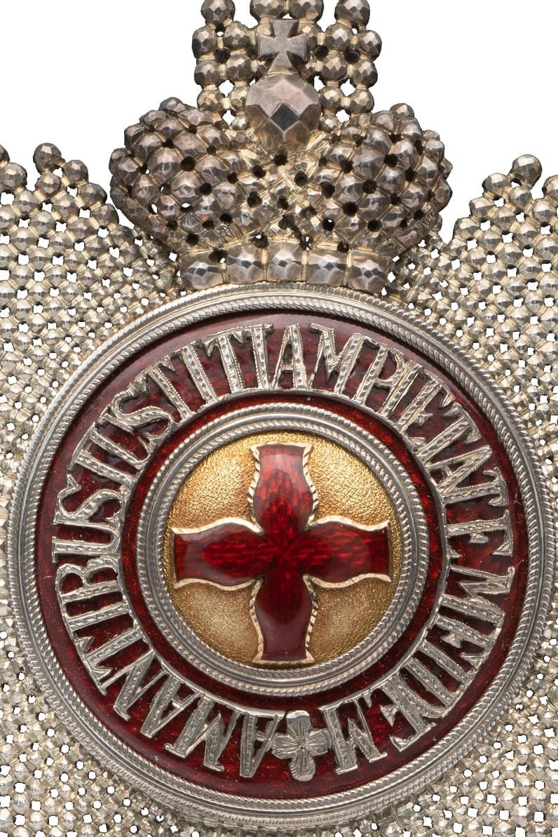 Privately Commissioned Order of Saint Anna Dimond-cut  Breast Star with Crown.jpg