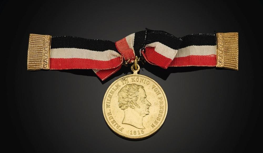 Prussia сommemorative medal of the 75th anniversary of the 28th Von Goeben Infantry Regiment.jpg