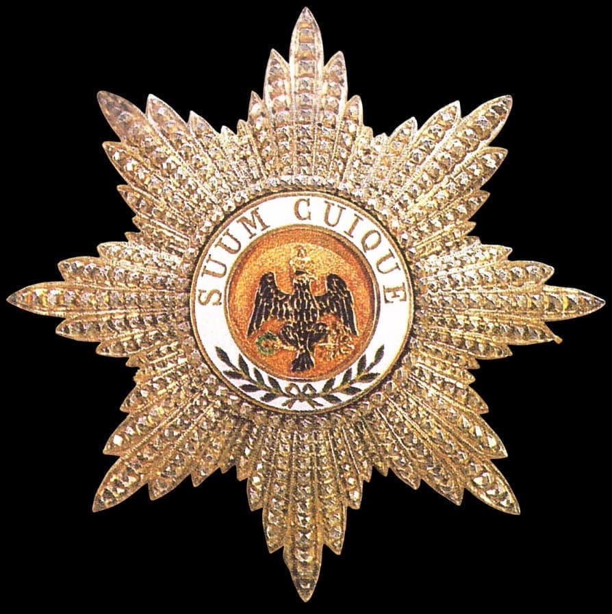 Prussian Order of Black Eagle breast star made by Halley Octave Lasne, Paris.jpg