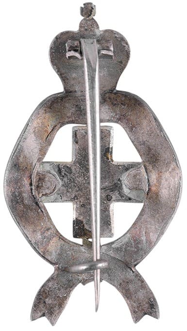 Red Cross Badge  for the Russo-Turkish War of 1877-1878 made by Ivan Khlebnikov.jpg