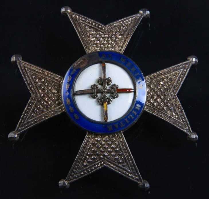 Royal  and Military Order of Saint Ferdinand awarded in 1861.jpg