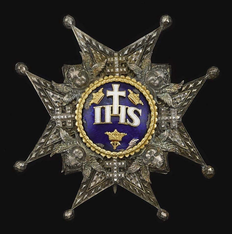 Royal Order of the Seraphim awarded to Prince Napoléon  Jérome.jpg