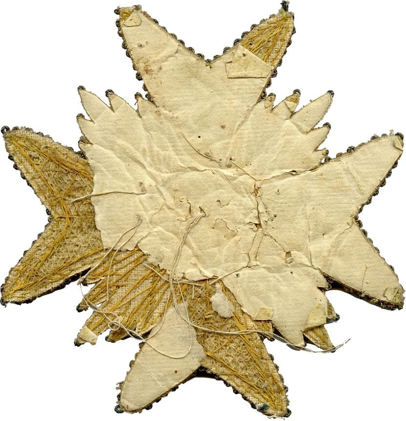 Royal  Württemberg Civil Order of Merit Embrodiered Breast Star.jpg