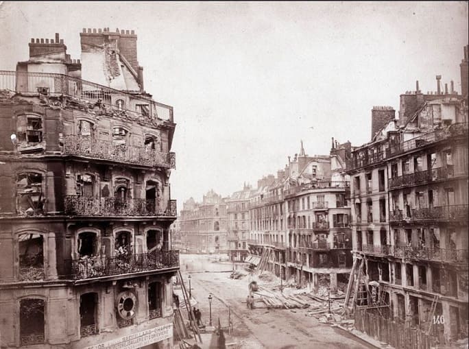 Ruins, Rue de Rivoli, Paris Commune, 1871.jpg