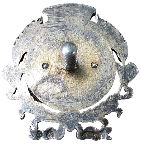 Russian-made badge  for Korean Delegation in St.Petersburg.jpg