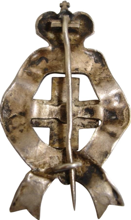 Russo-Turkish War of 1877-1878 Red Cross Badge   made by the St.Pertersburg workshop А.В.jpg