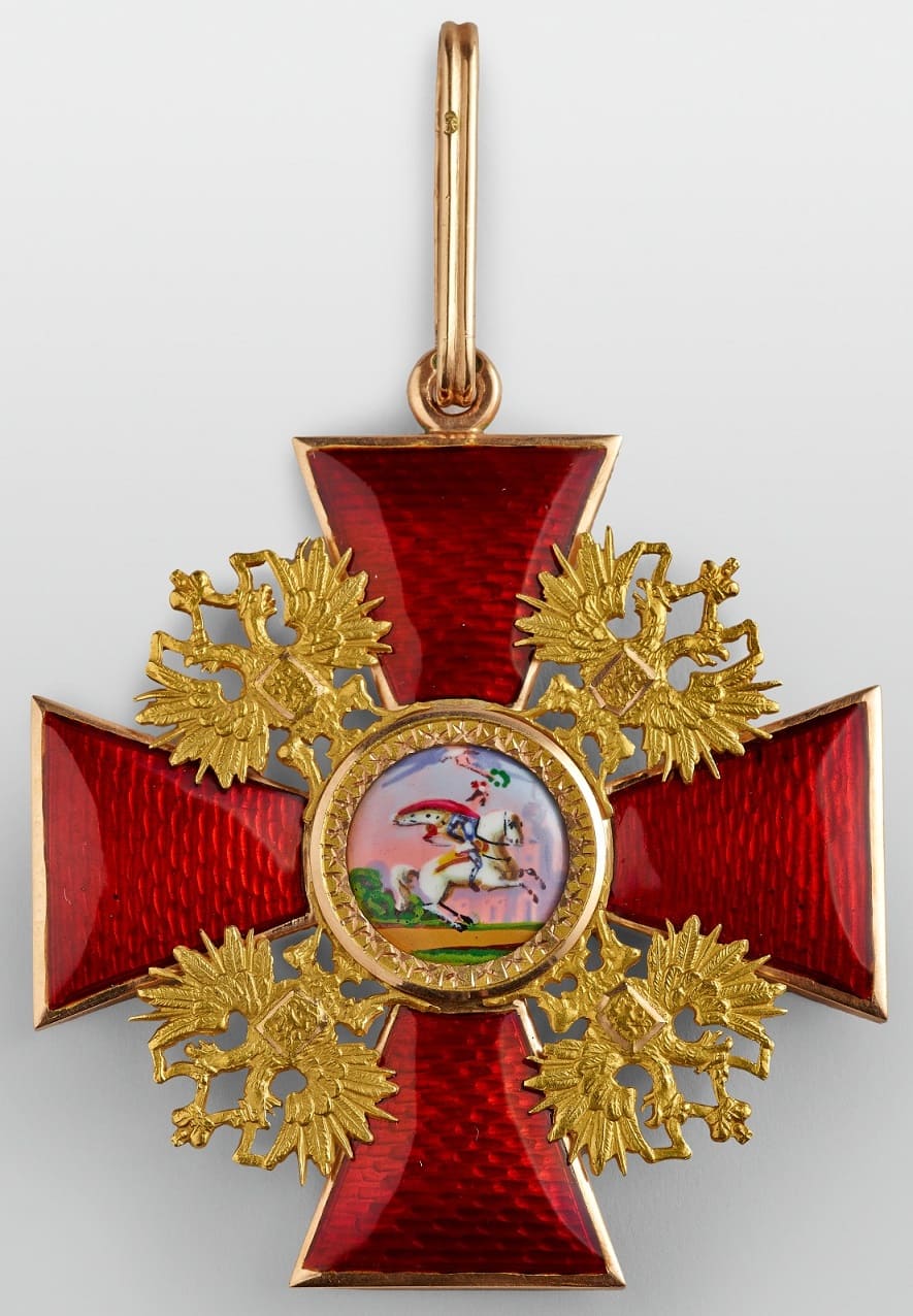 Saint Alexander Nevsky order from the collection of Liechtenstein Museum.jpg