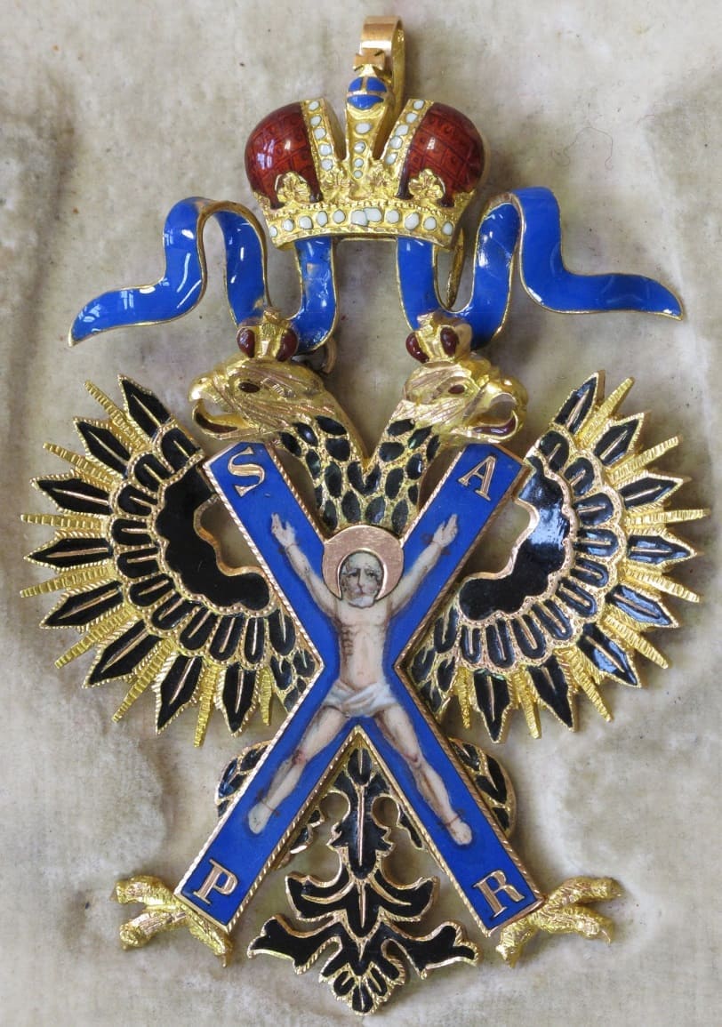 Saint Andrew order from the collection of Liechtenstein Museum.jpg