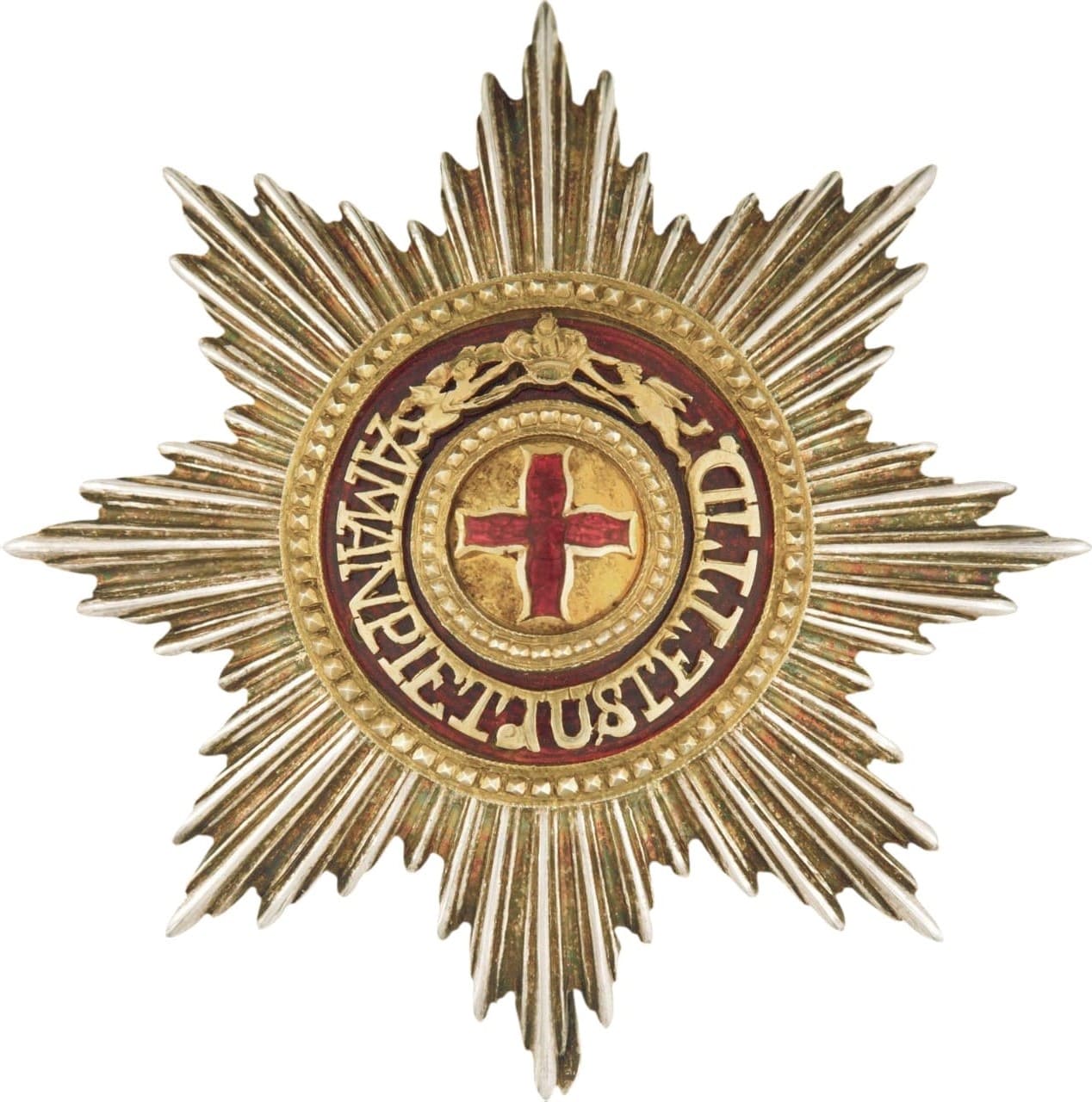 Saint Anna order awarded in 1930 to Thomas Schütte.jpg
