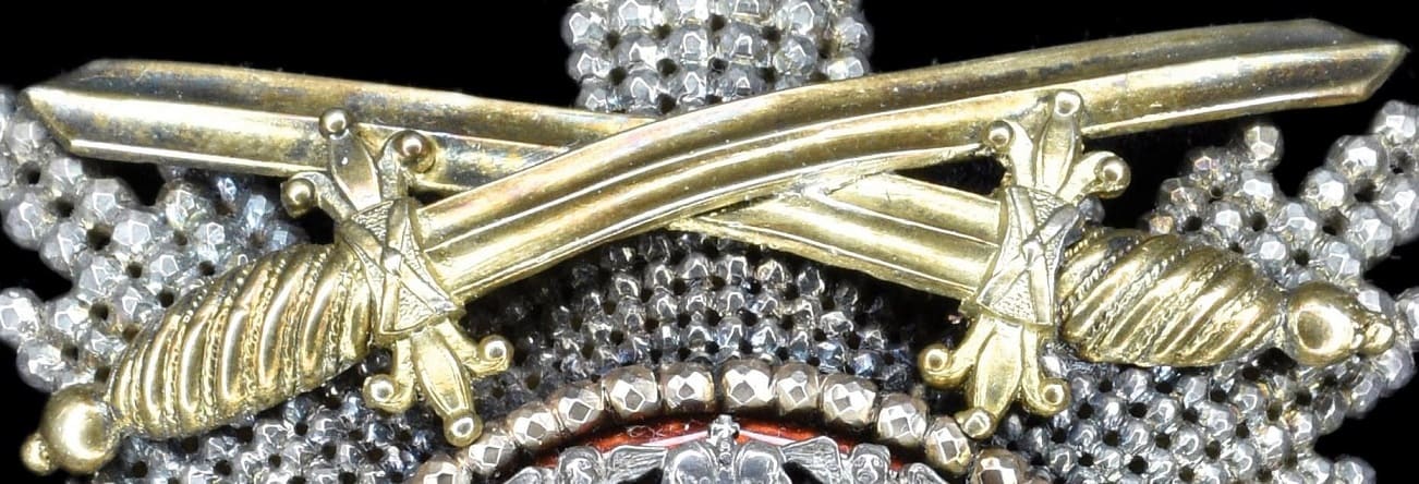 Saint Anna Order breast star with  swords made by Rothe.jpg