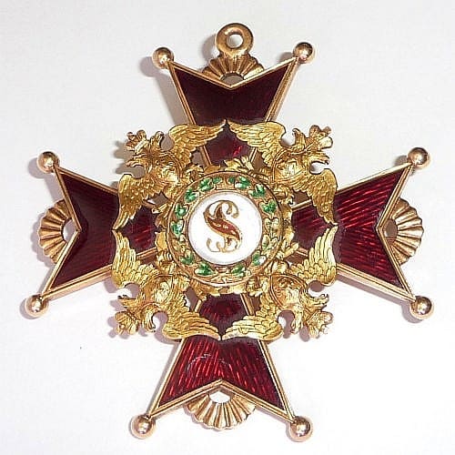 Saint Stanislaus order made by Keibel & Kammerer converted into brooch.jpg