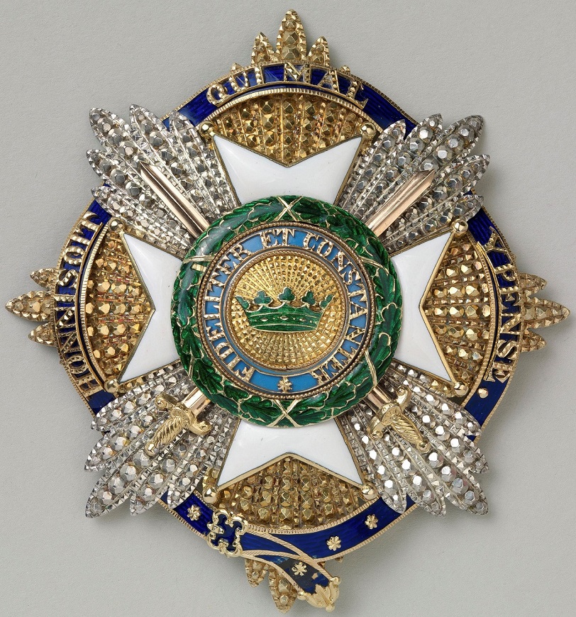 Saxe-Ernestine House Order Sachsen-Ernestinischer Hausorden combined with the Order of the Garter.jpg