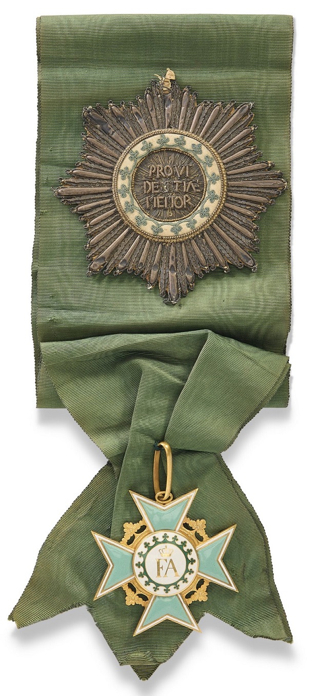 Saxon Order of the Rue Crown of Marshal  Joachim Murat.jpg