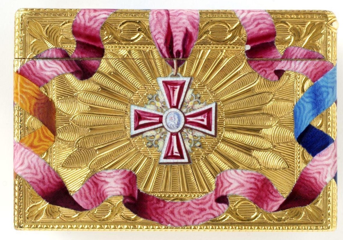 Snuffbox with Russian Orders of General-in-chief  Nikolai Andreevich Korf.jpg