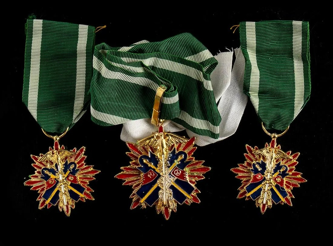 Сopies of Manchukuo Orders  used on  the set of the film THE LAST EMPEROR by Bernardo Bertolucci.jpg
