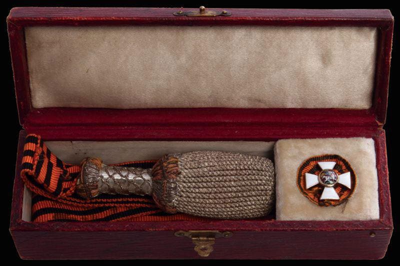 St. George's   Officer's Infantry Sword-Knot of Mikhail  Viktorovich Tsygalsky.jpg