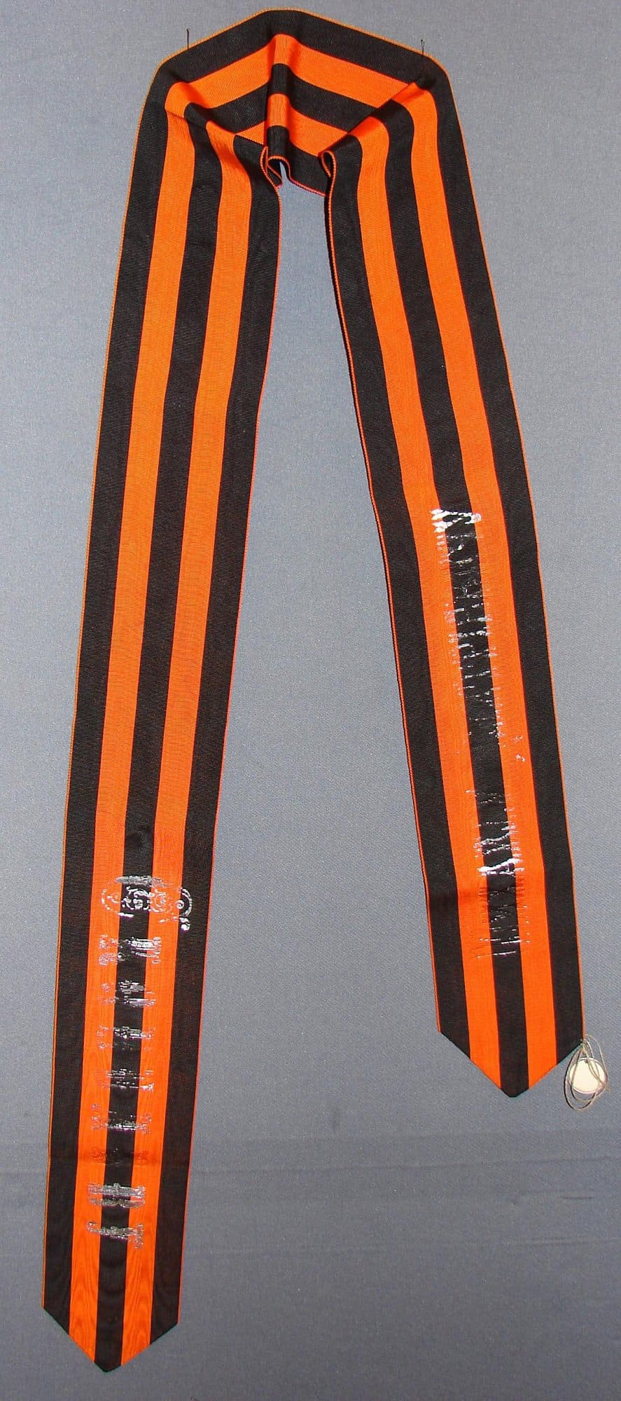 St. George's sash from the funeral of General Skobelev.jpg