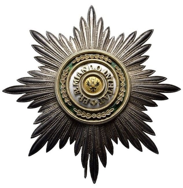 St.Stanislaus Order breast star for Non-Christians made by Julius Keibel.jpg