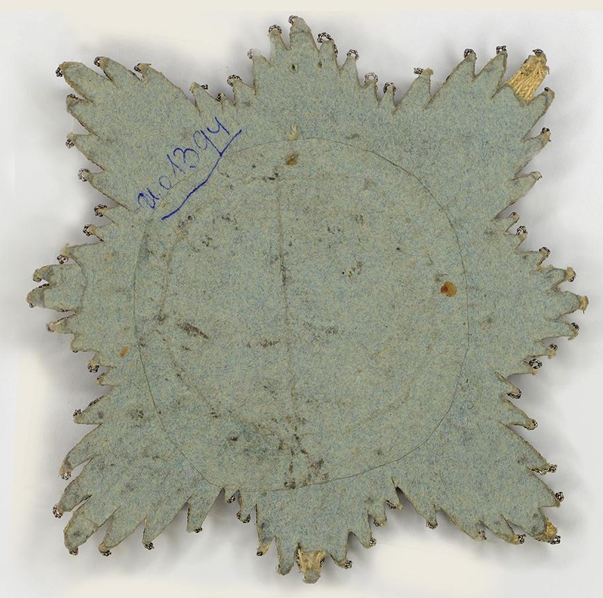 Stanisław II August  Poniatowski’s Embroidered Breast Star of St. Andrew.jpg