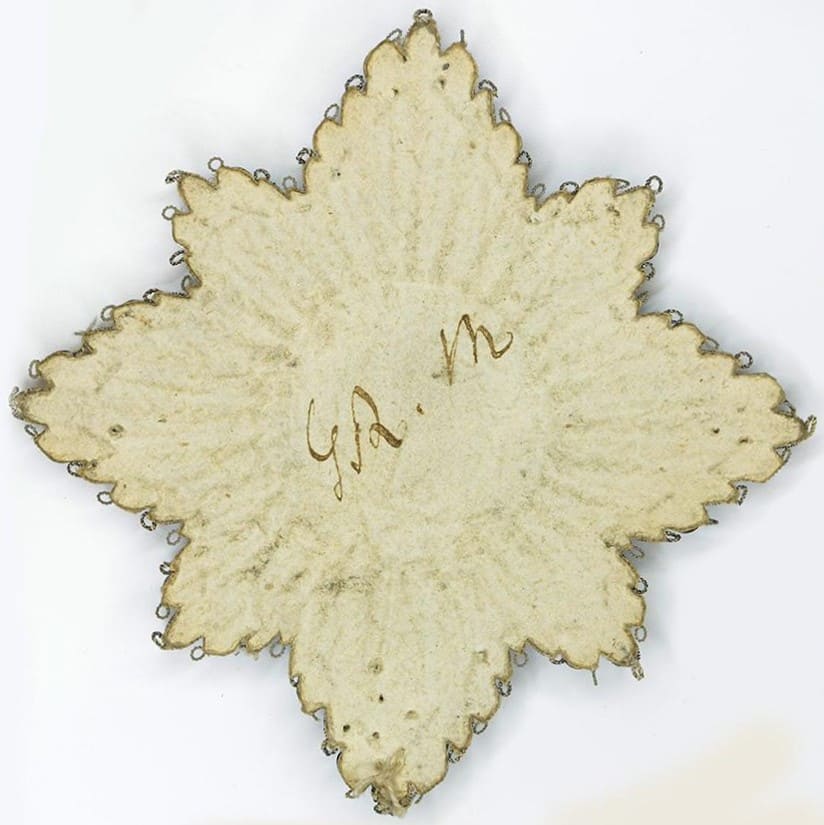 Stanisław II August Poniatowski’s Embroidered Breast Star of the Black Eagle Order.jpg