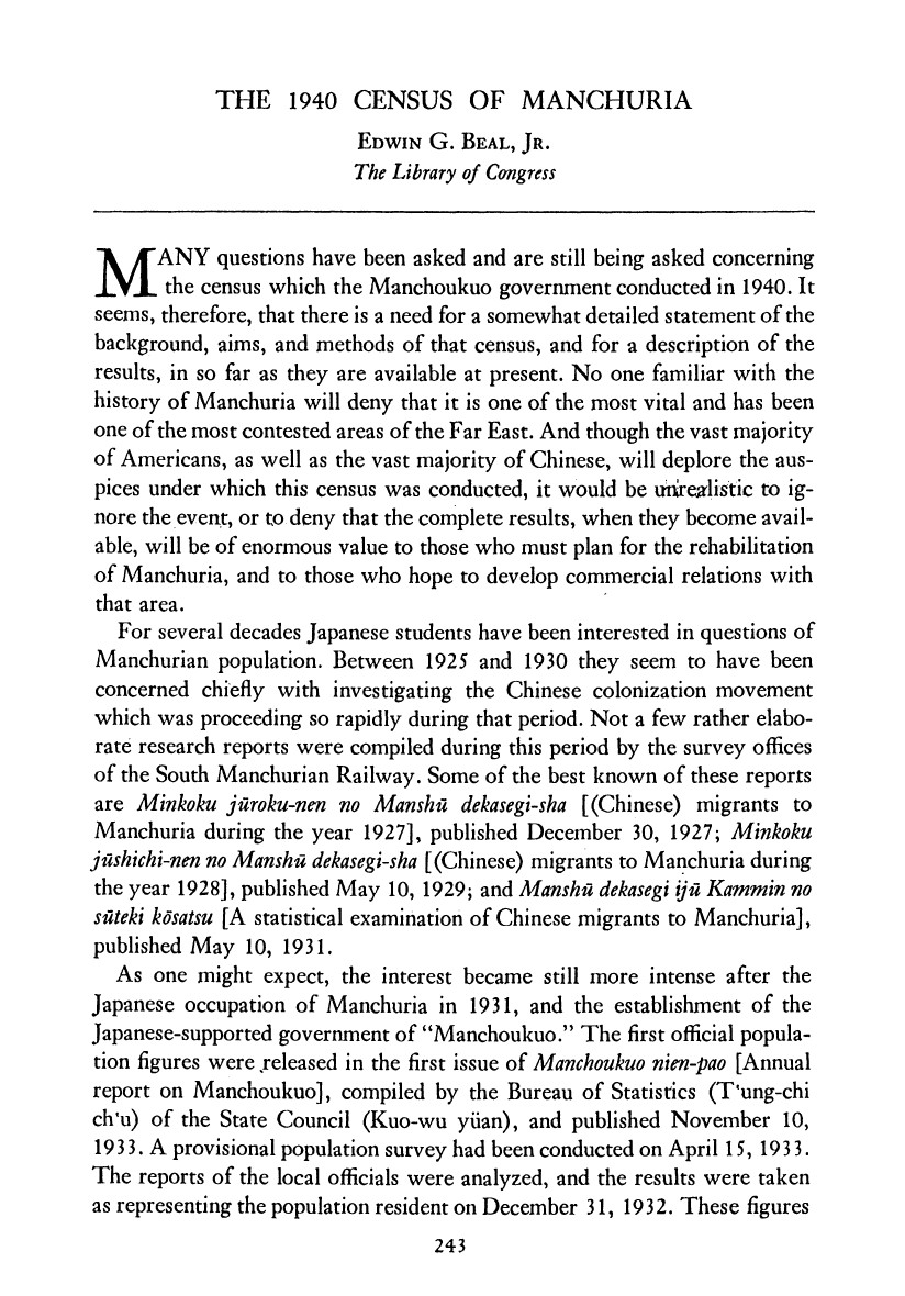 The 1940 Census of Manchuria The Far Eastern Quarterly Volume 4 issue 3 1945_page-0002.jpg