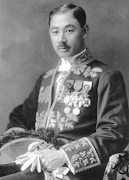 Viscount Yoshitami Matsudaira, the last Imperial Household Minister and the first Director-General of the Imperial Household Office of Japan (1882–1948).jpg