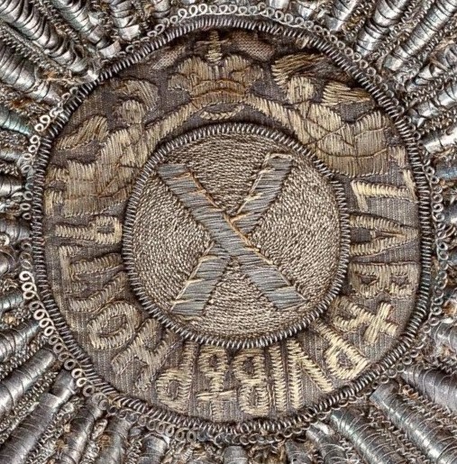 Yakov Bruce embroidered breast star of St.  Andrew order.jpg