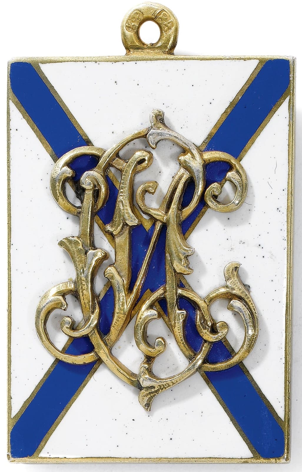 Жетон  морского кадетского  корпуса, 1910-1918 клеймо КФ.jpg