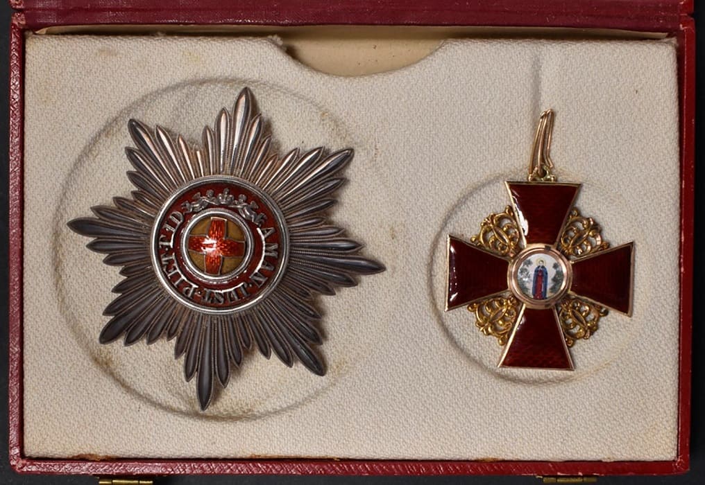 Знак  Орден Св. Анны 1-й степени Фирмы «Эдуард».jpg