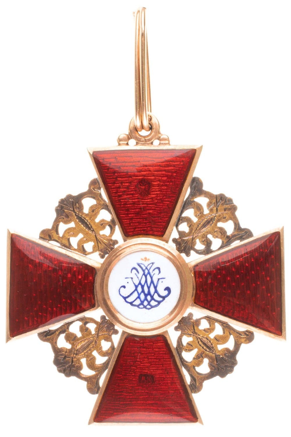 Знак ордена Св. Анны 1-й степени клеймо АК.jpg