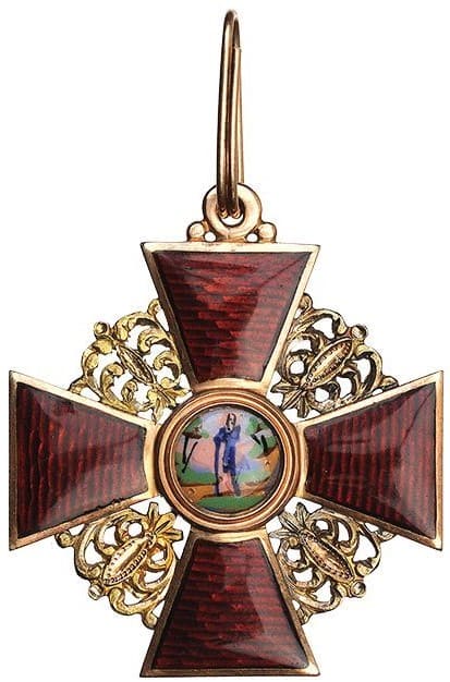 Знак Ордена Св. Анны 3-й степени фирма Юлиуса Кейбеля.jpg