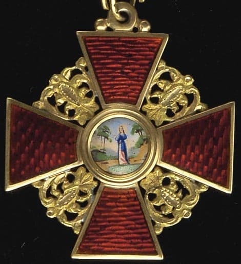 Знак Ордена Св. Анны 3-й степени мастерской Кеммерера и  Кейбеля.jpg