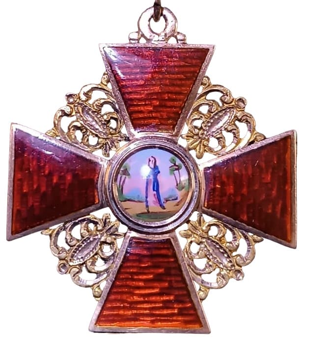 Знак Ордена Св. Анны 3-й степени  Вильгельма Кейбеля.jpg