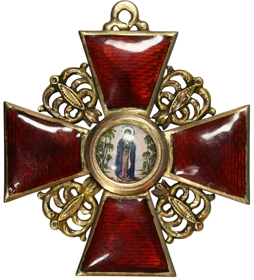 Знак ордена Св. Анны 3 ст.  Фирма Эдуард.jpg
